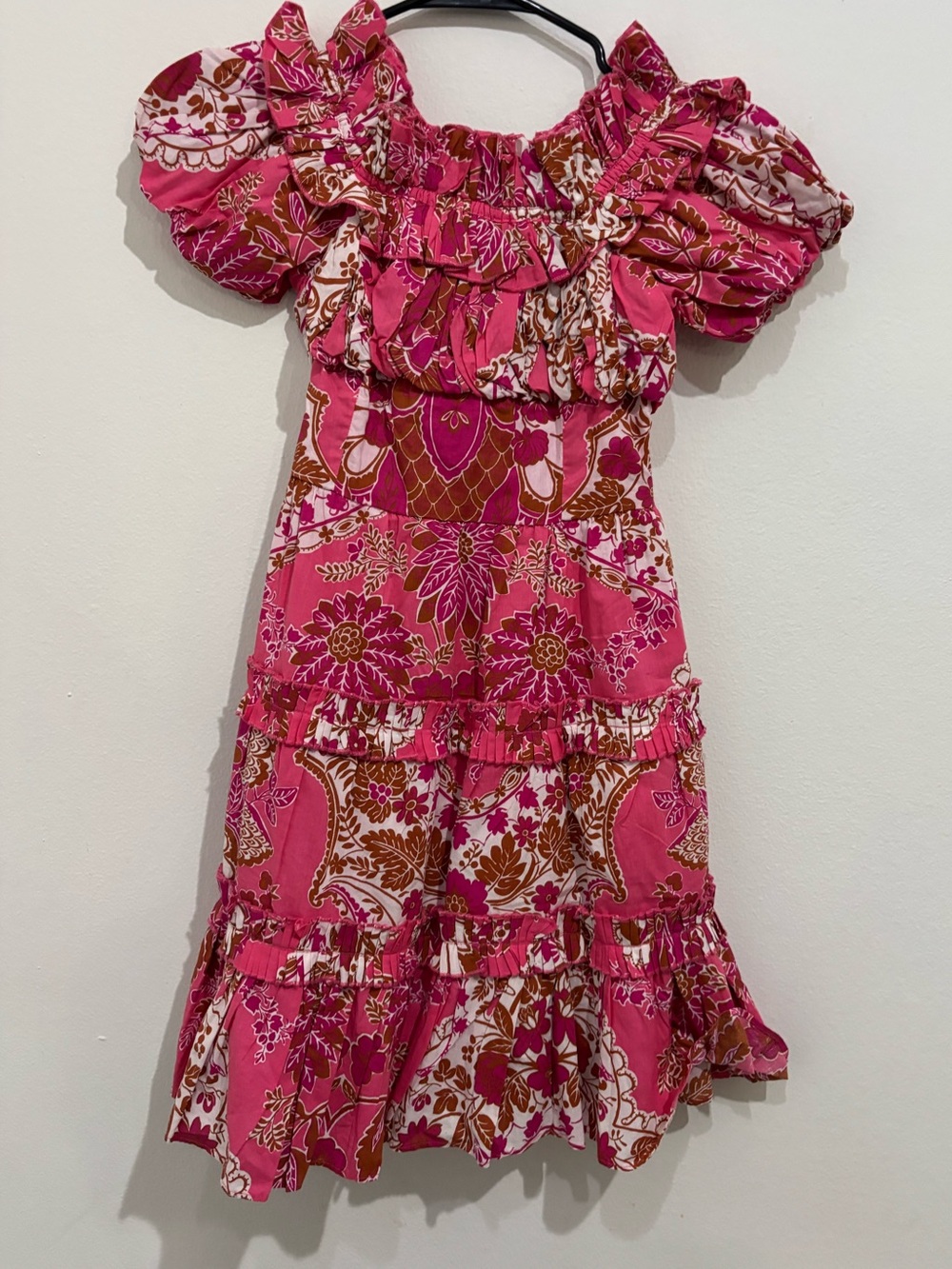 Love the Label Tatiana Dress in Clementine Pink Size XS